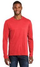 Port & Company Adult Unisex Long Sleeve Fan Favorite Blend 4.5-ounce 60/40 Cotton/Poly Long Sleeve T-Shirt